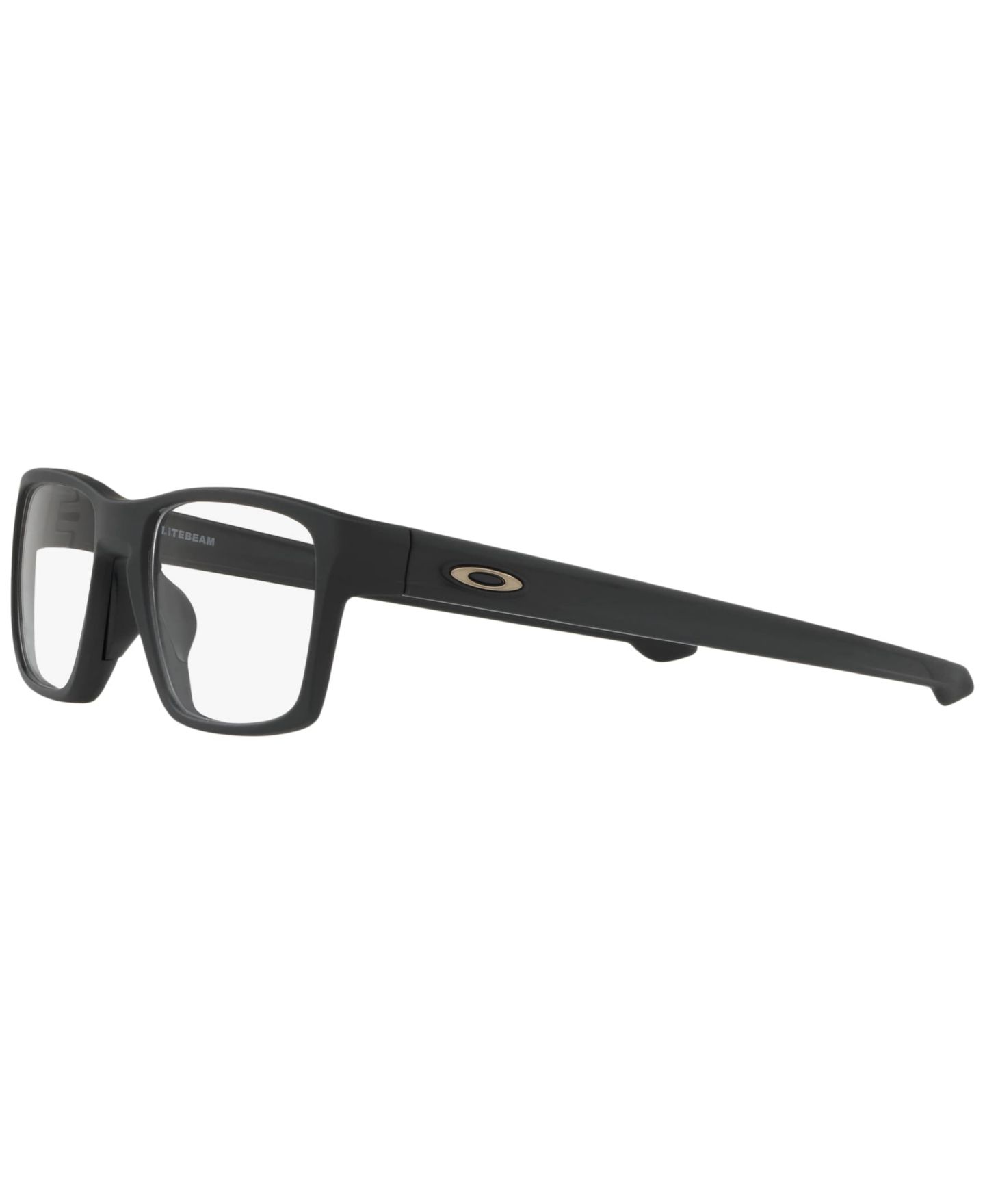 Мужские очки Celine Oakley Man Square Plastic OX8140 Litebeam Eyeglasses, цвет: Атласный чёрный — фото 4