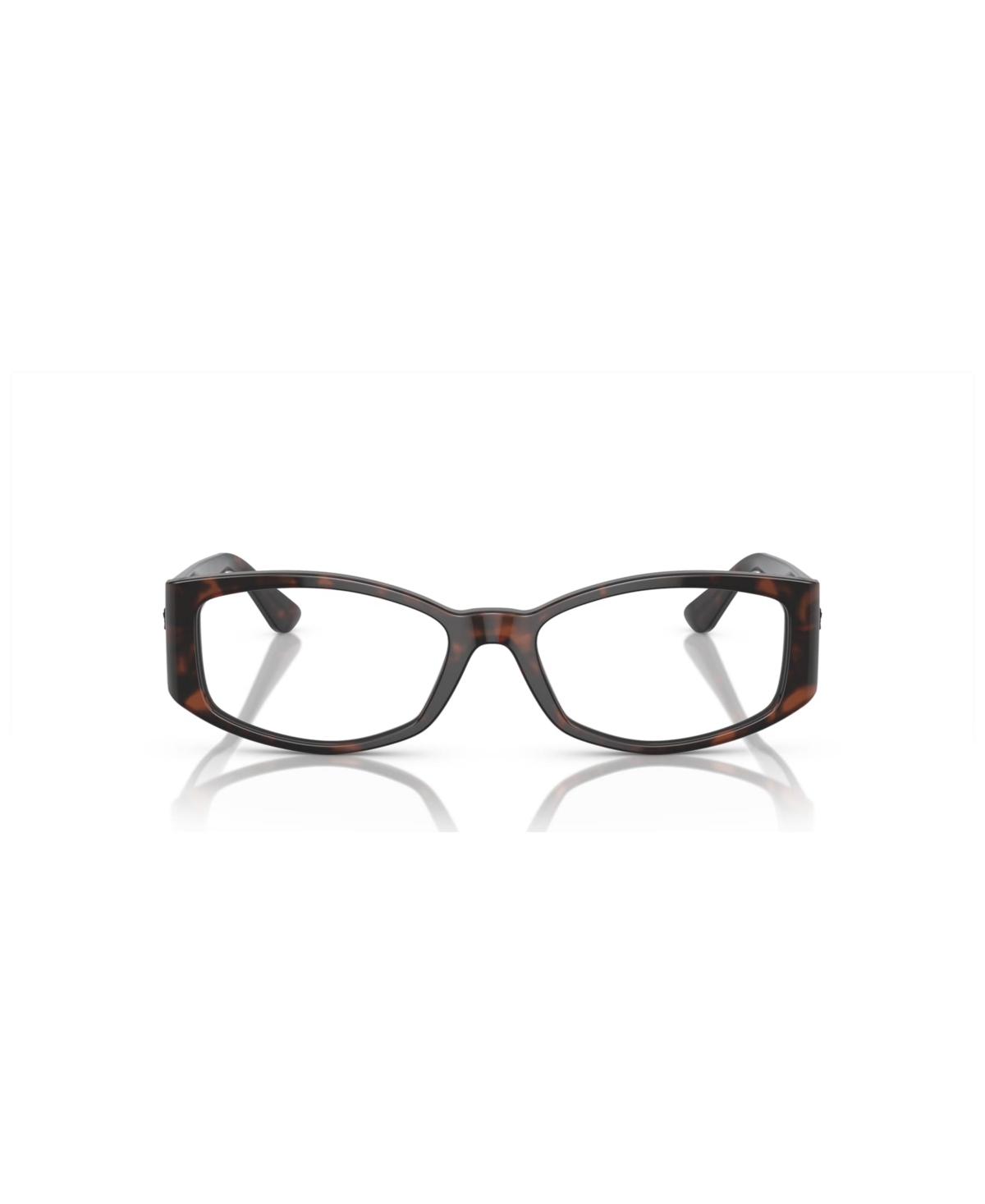 Versace Demo Irregular Ladies Eyeglasses Ve3343 5429 52 In Black