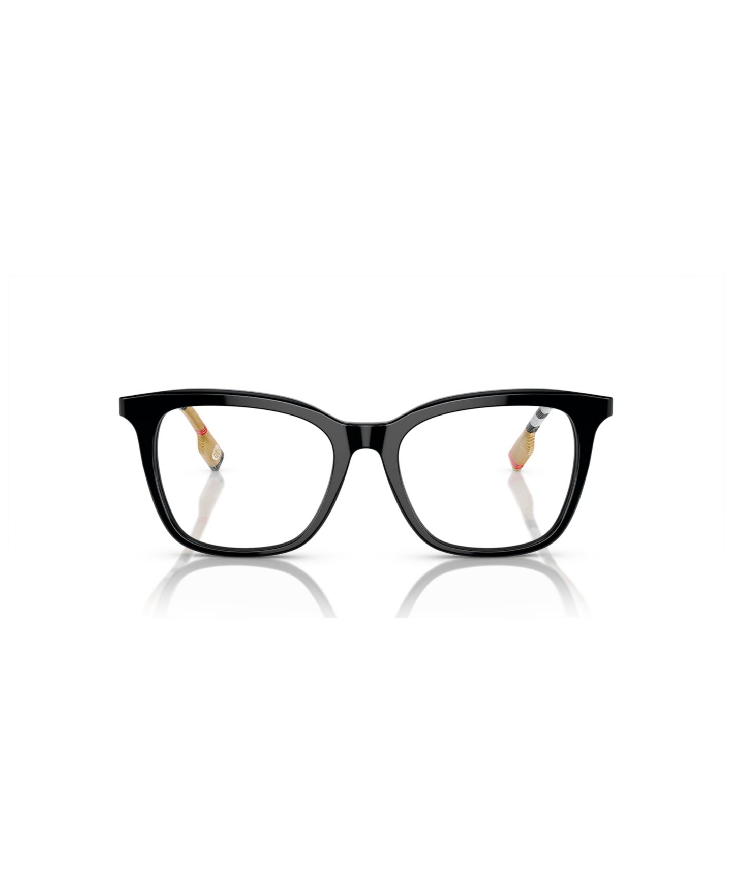 Женские очки Burberry Woman Square Plastic BE2390 Eyeglasses, цвет: Чёрный — фото 2