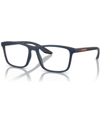Prada Linea Rossa Men's Eyeglasses, Ps 01QV - Blue Rubber