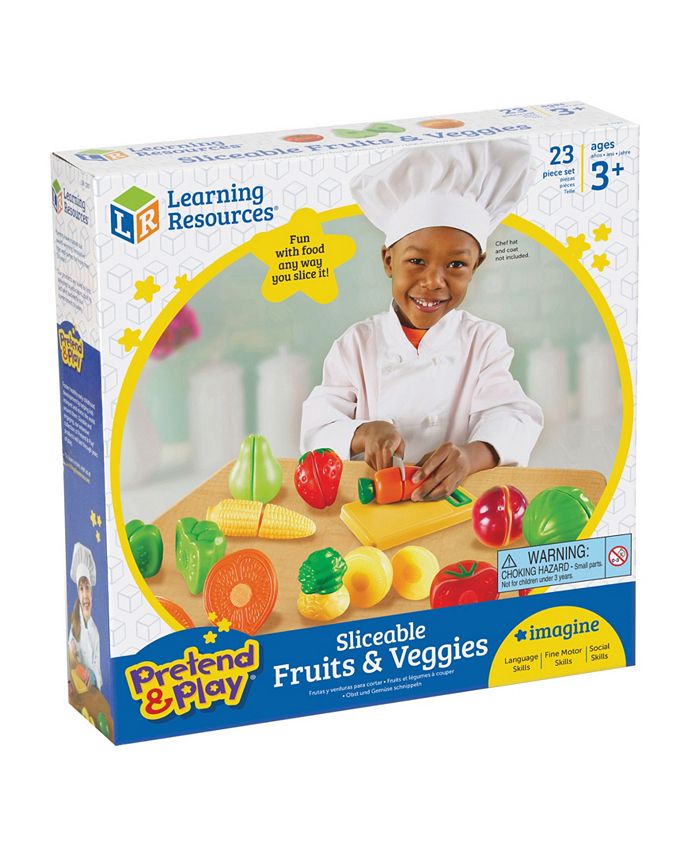 Learning Resources Pretend and Play Sliceable Fruits and Veggies - Macy's