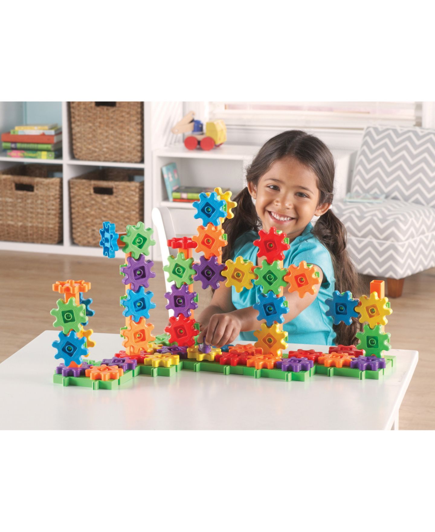 Детский конструктор Learning Resources Gears! Gears! Gears! 96-Piece Building Set, Ages 3+ — фото 4