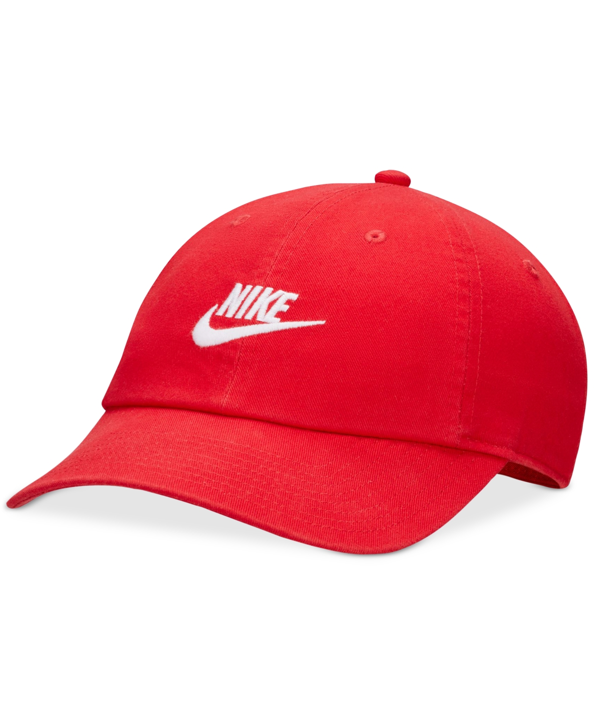 Nike Men's Club Logo Embroidered Cap In University Red