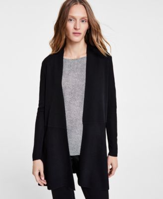 Anne Klein - Open-Front Longline Cardigan