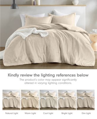 Camden Chambray Print 3-Pc. Comforter Set, King/California King