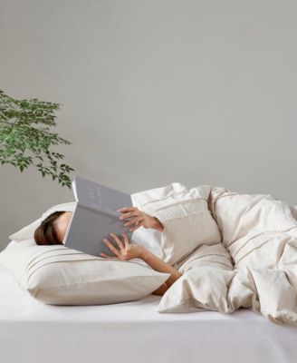 Porter Washed Pleated 3-Pc. Duvet Cover Set, Queen