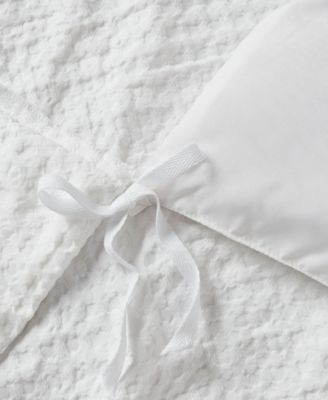 Mina Waffle Textured 3-Pc. Duvet Cover Set, King/California King