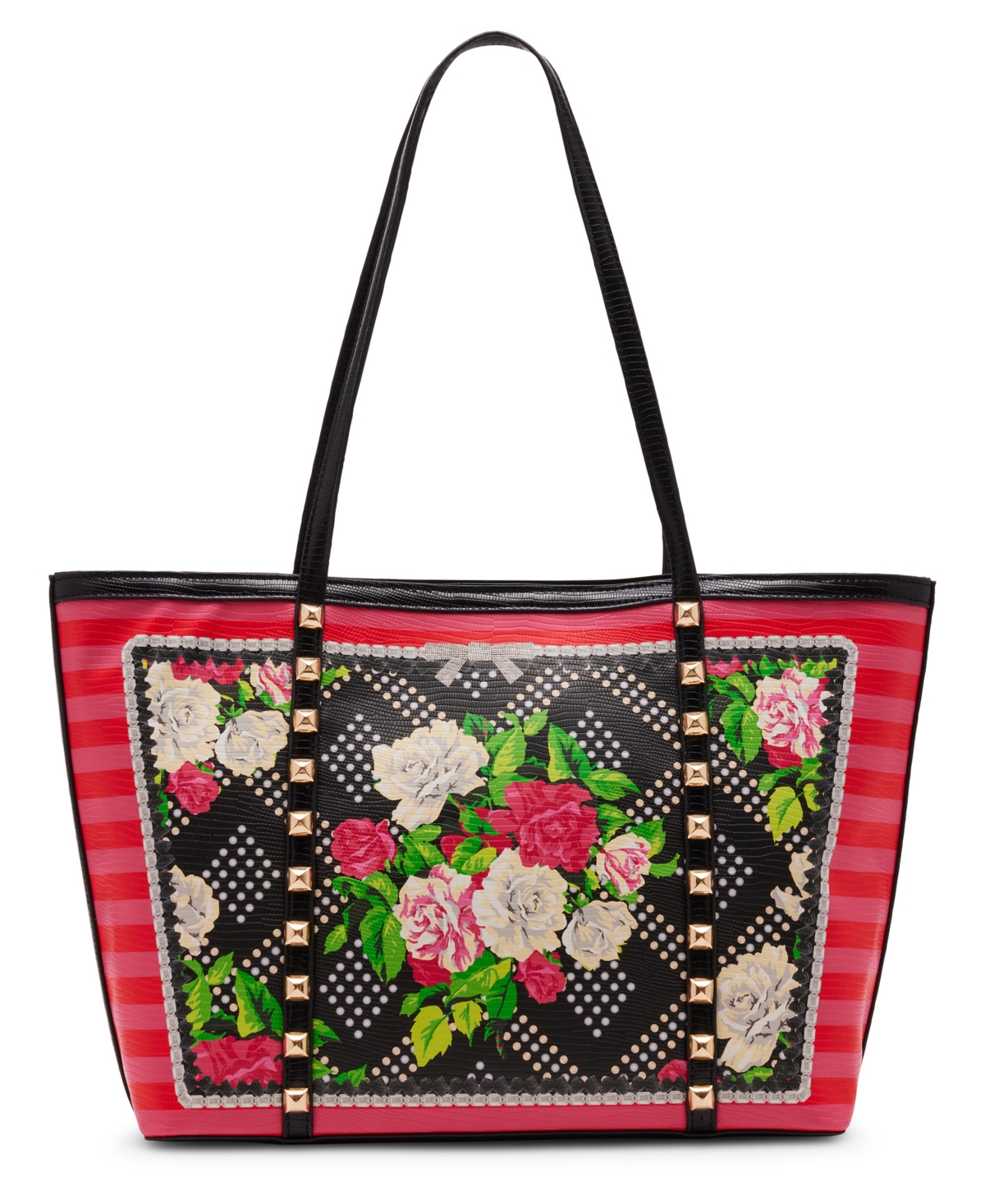 Betsey Johnson Floral Stud Tote