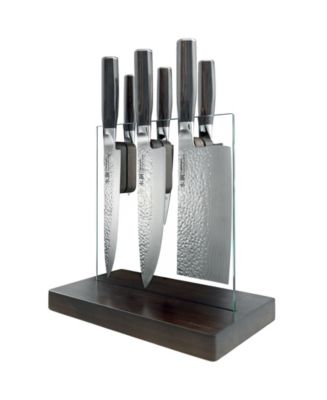 Cuisine Pro® Damashiro® Emperor Hikari Steel 7 Piece Knife Block Set