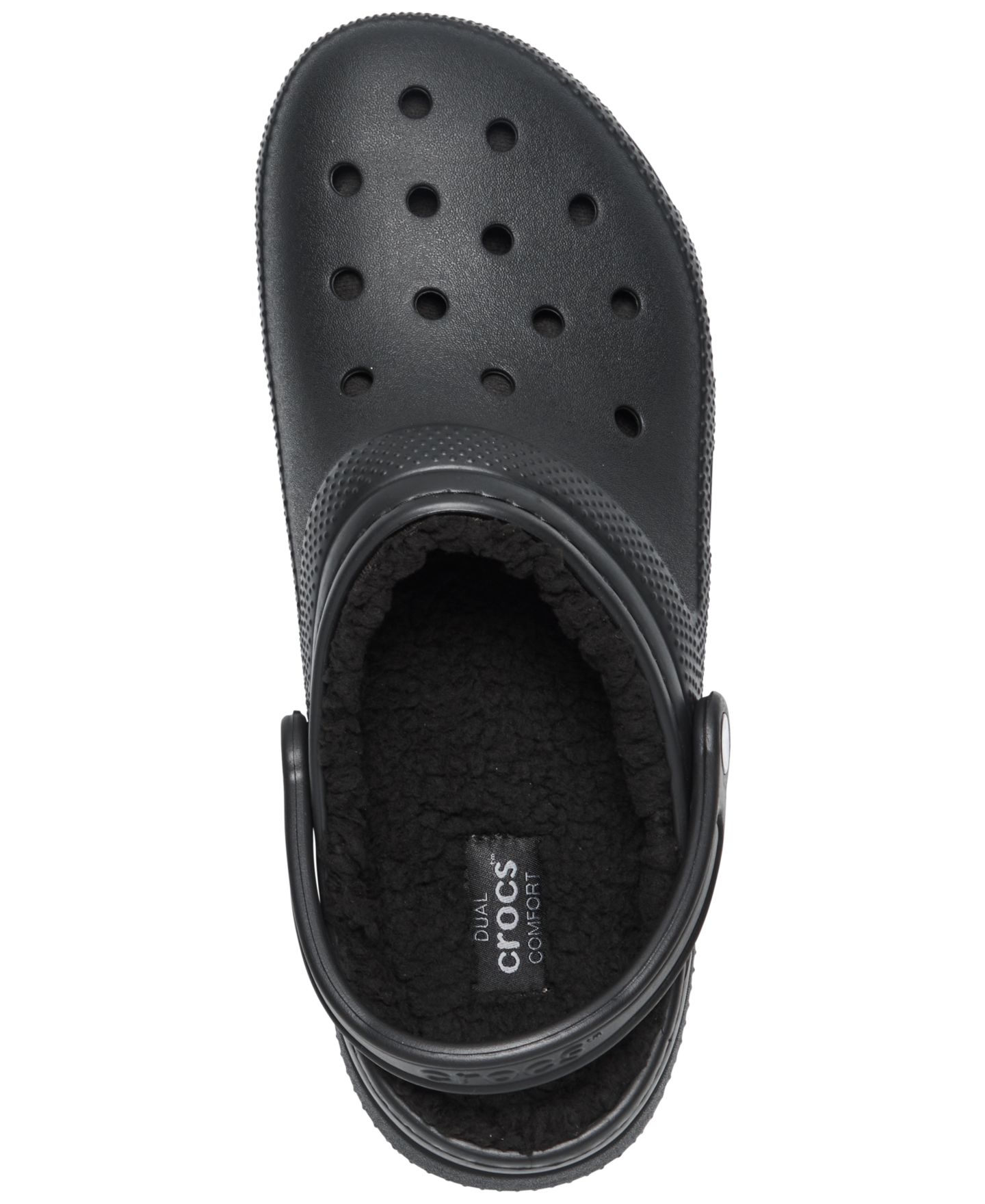 Сабо Crocs Classic Lined, цвет: Чёрный — фото 4