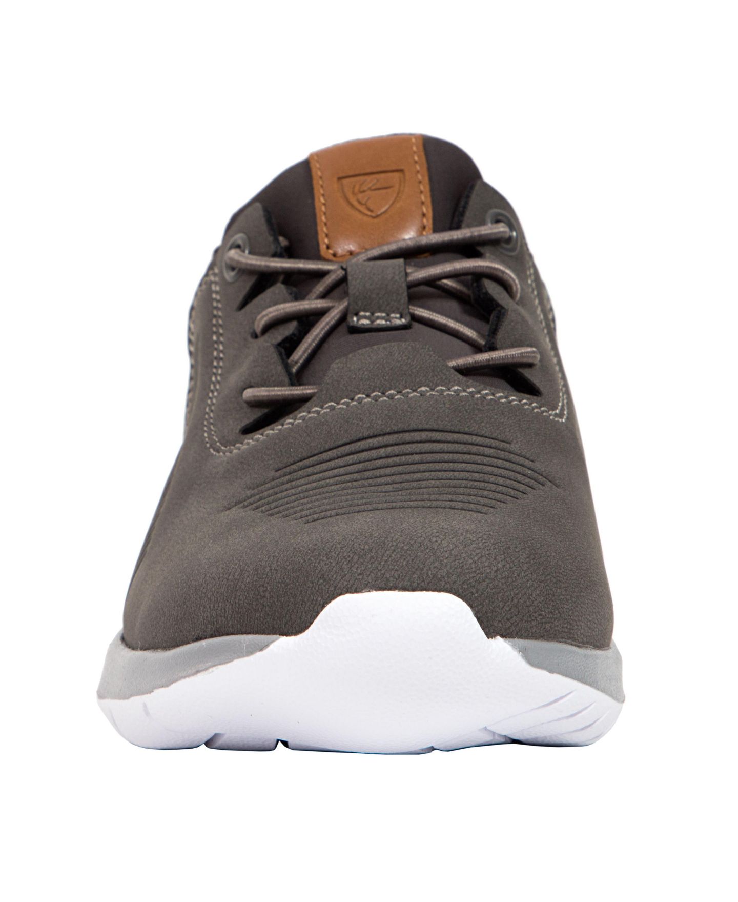 Кроссовки DEER STAGS Jack Junior Bungee Lace Dress Fashion Sneakers для мальчиков, цвет: Серый / Коричневый — фото 6