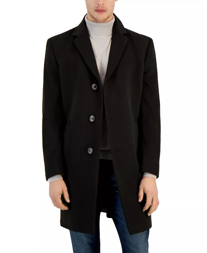 Men's Classic-Fit Camber Wool Overcoat - thumbnail 8