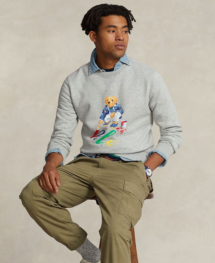 Ralph lauren khaki sweatshirt best sale