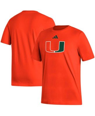 blue T-shirt with Miami logo print in yellow
