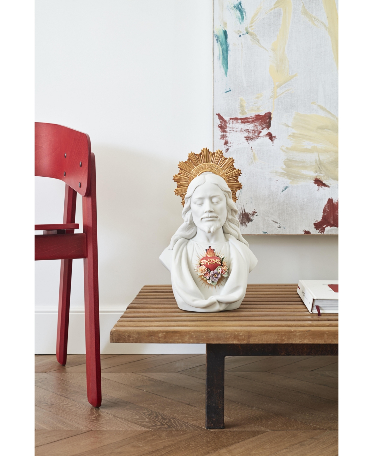 Lladrò Sacred Heart Of Jesus Figurine In Multi
