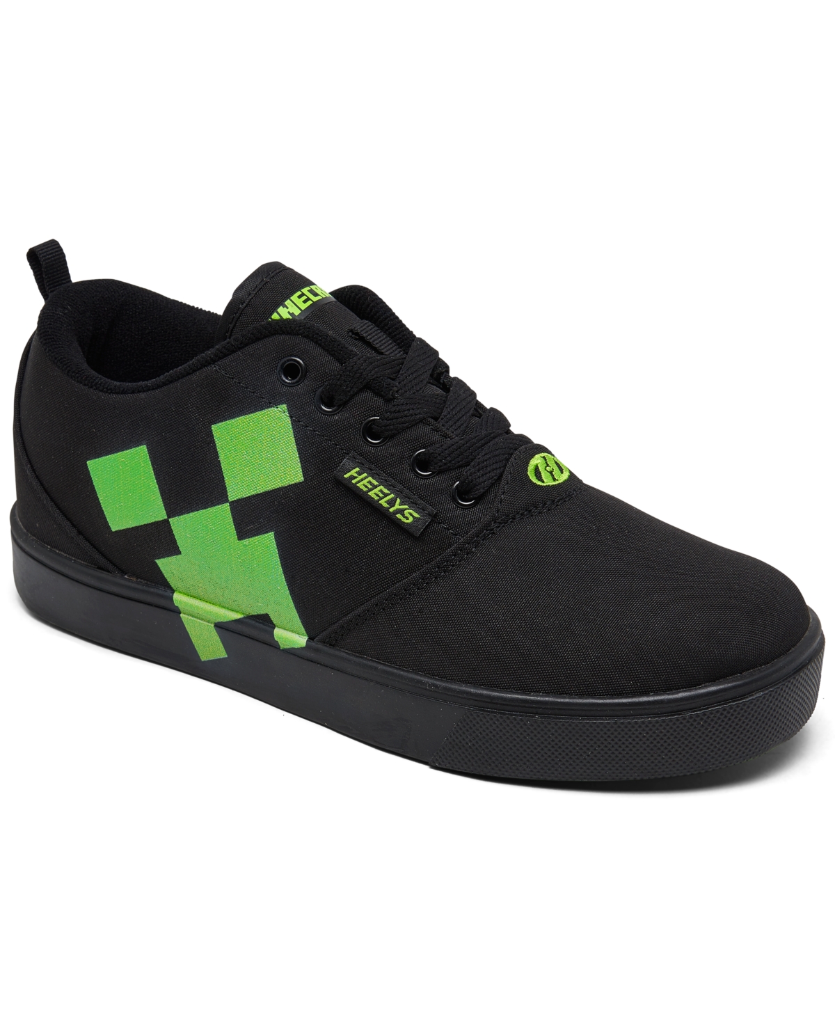 Heelys Little Kids Minecraft Pro 20 Wheeled Skate Casual Sneakers From Finish Line In Black,green