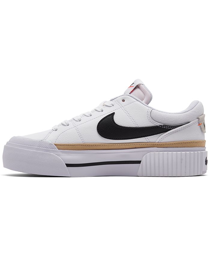 Nike Women #39 s Court Legacy Lift Platform Casual Sneakers from Finish