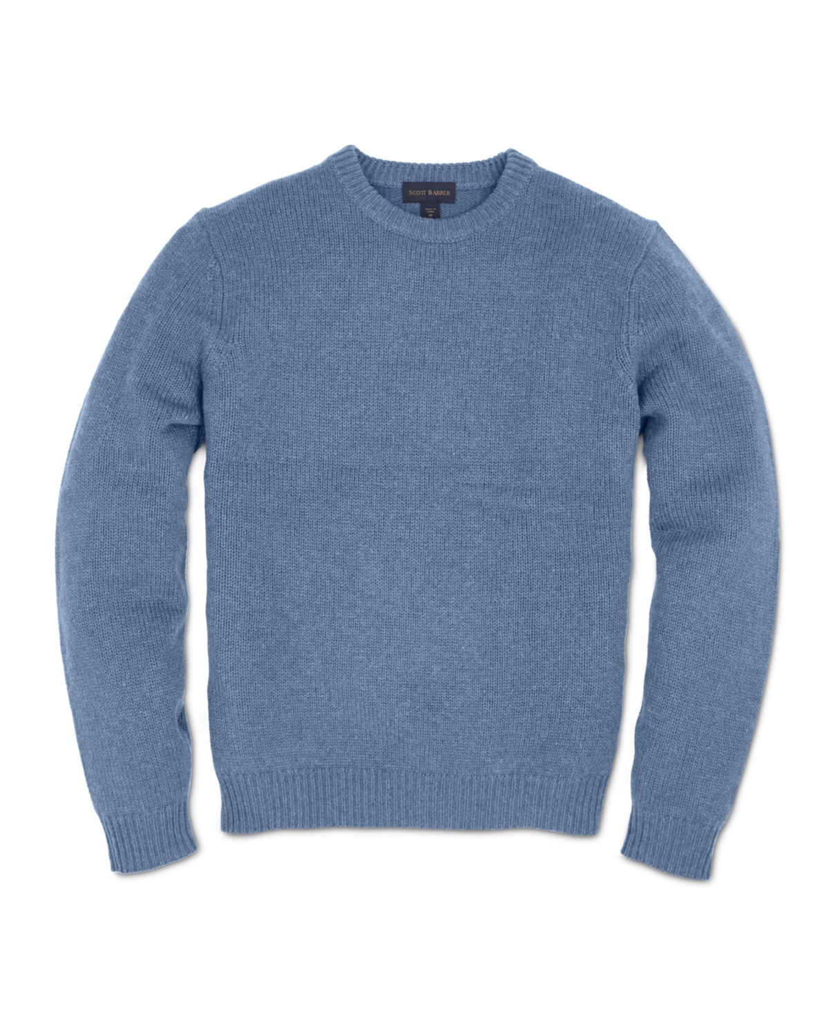 Men's Cashmere/Cotton Crew Sweaters - Dusk
