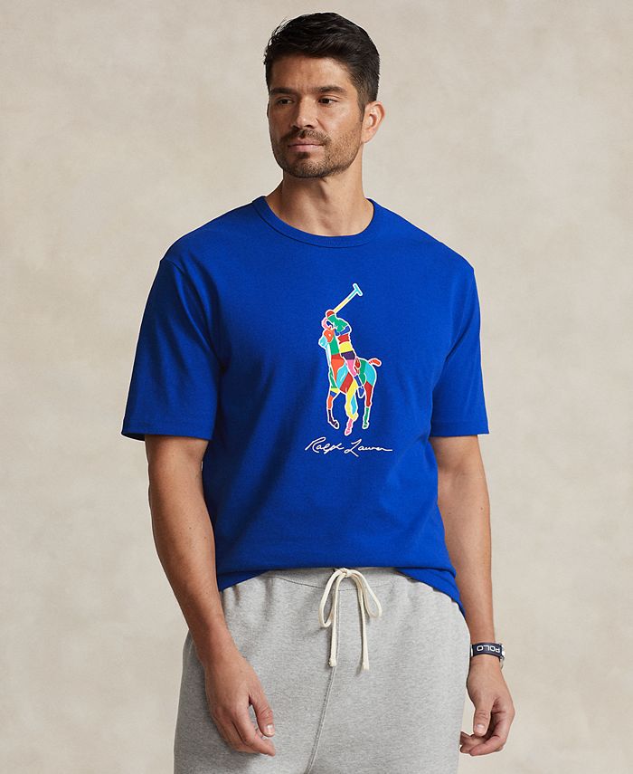 Polo Ralph Lauren Men's Big & Tall Big Pony T-Shirt - Macy's