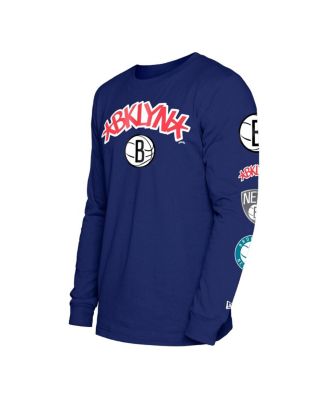 Men's Blue Brooklyn Nets 2023/24 City Edition Long Sleeve T-shirt