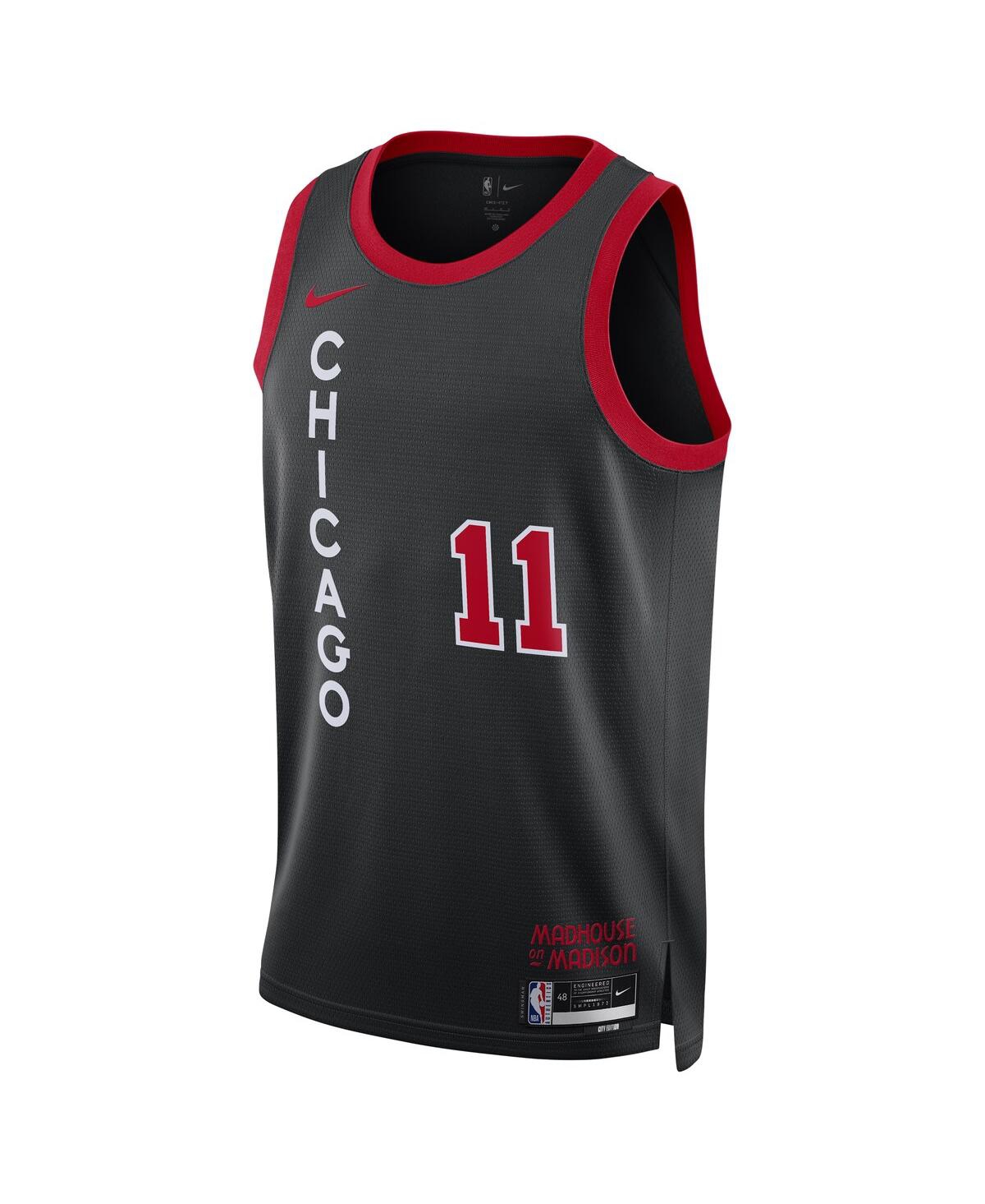 Men's and Women's Nike DeMar DeRozanChicago Bulls 2023/24 Swingman Jersey - City Edition - Black