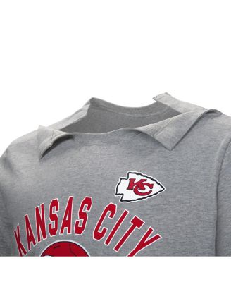 Men's Gray Kansas City Chiefs Tackle Adaptive T-shirt