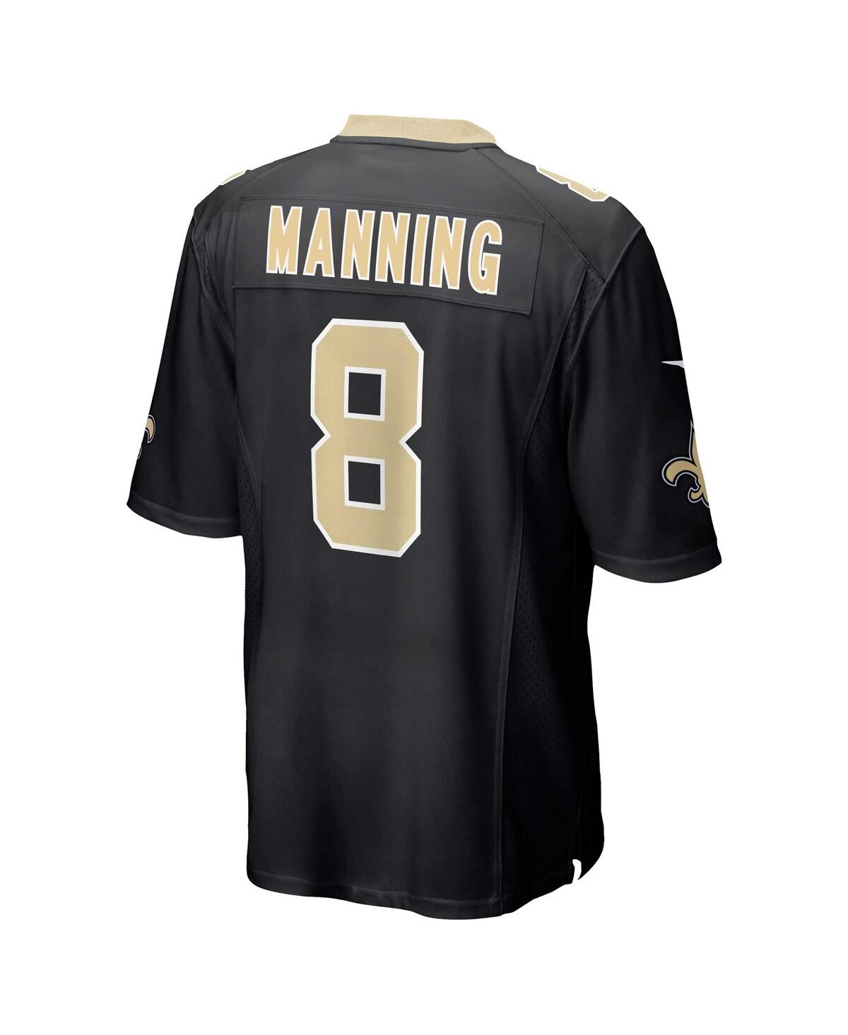 Men's Nike Archie ManningNew Orleans Saints Retired Player Game Jersey - Black