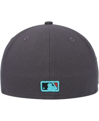 Men's Graphite Chicago White Sox Print Undervisor 59FIFTY Fitted Hat