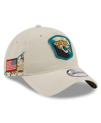 Men's New Era Stone Jacksonville Jaguars 2023 Salute To Service 9TWENTY ...
