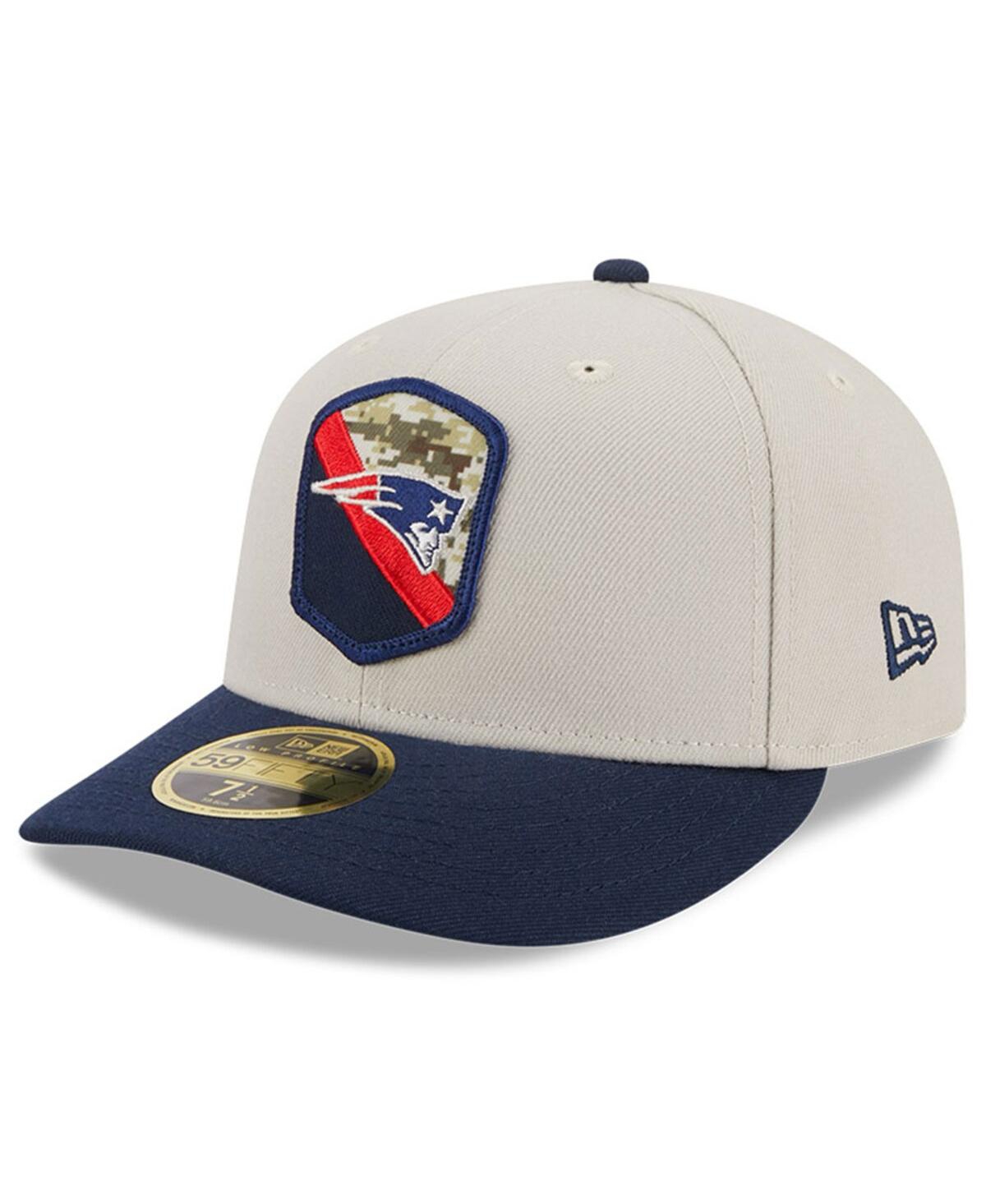 Men's New Era Navy New England Patriots 2023 Salute To Service Low Profile 59FIFTY Fitted Hat - Navy