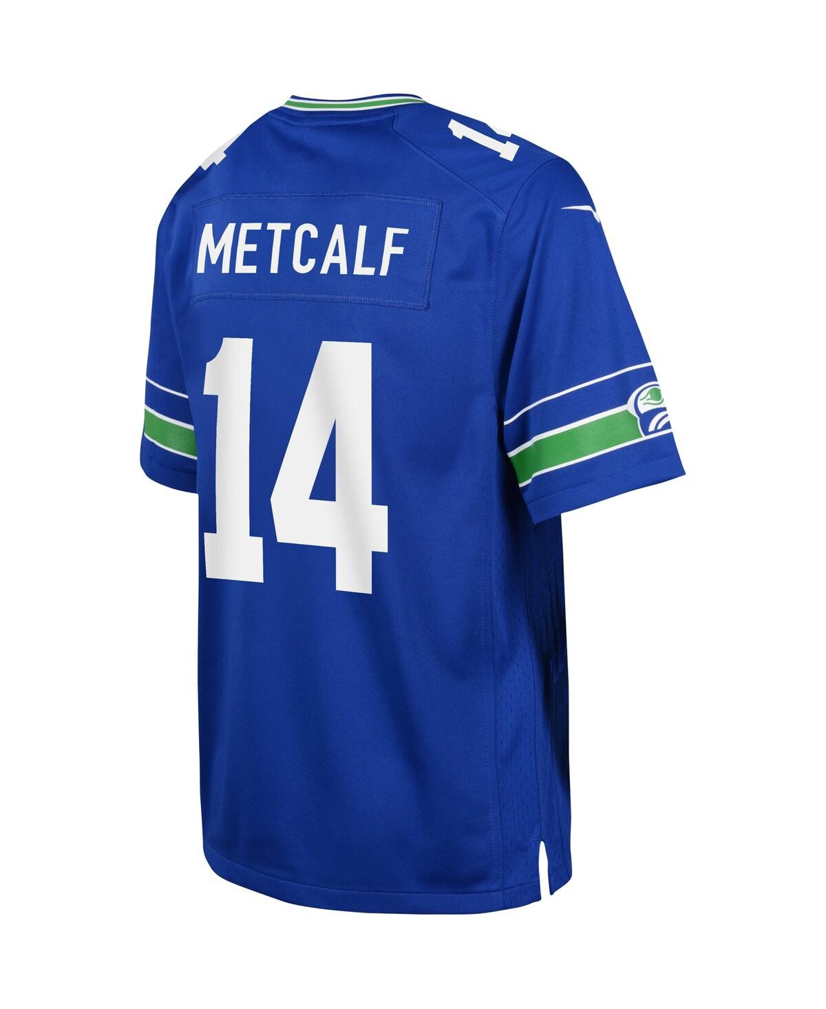 Preschool Boys and Girls Nike Dk MetcalfSeattle Seahawks Game Jersey - Royal