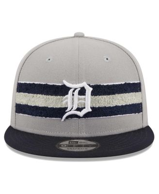 Men's Gray, Navy Detroit Tigers Band 9FIFTY Snapback Hat