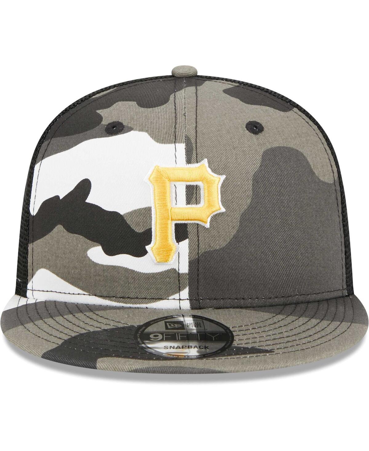 Shop New Era Men's  Camo Pittsburgh Pirates Urban Camo Trucker 9fifty Snapback Hat