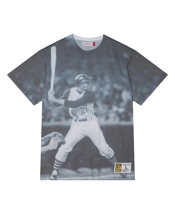 Mitchell & Ness Men's MLB Cream Vest Pirates 1960 Roberto Clemente