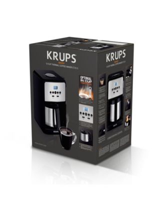 Krups ET351050 12-Cup Savoy Programmable Thermal Coffee Maker 