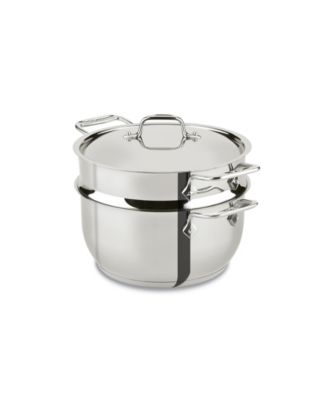 Stainless Steel 5 Qt. Covered Multi Pot with Steamer Insert