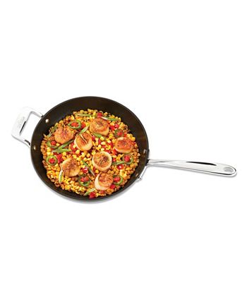 All-Clad Essentials Hard Anodized Nonstick Cookware Set, 2-piece Fry and Sauce  Pan with lid Set - Macy's