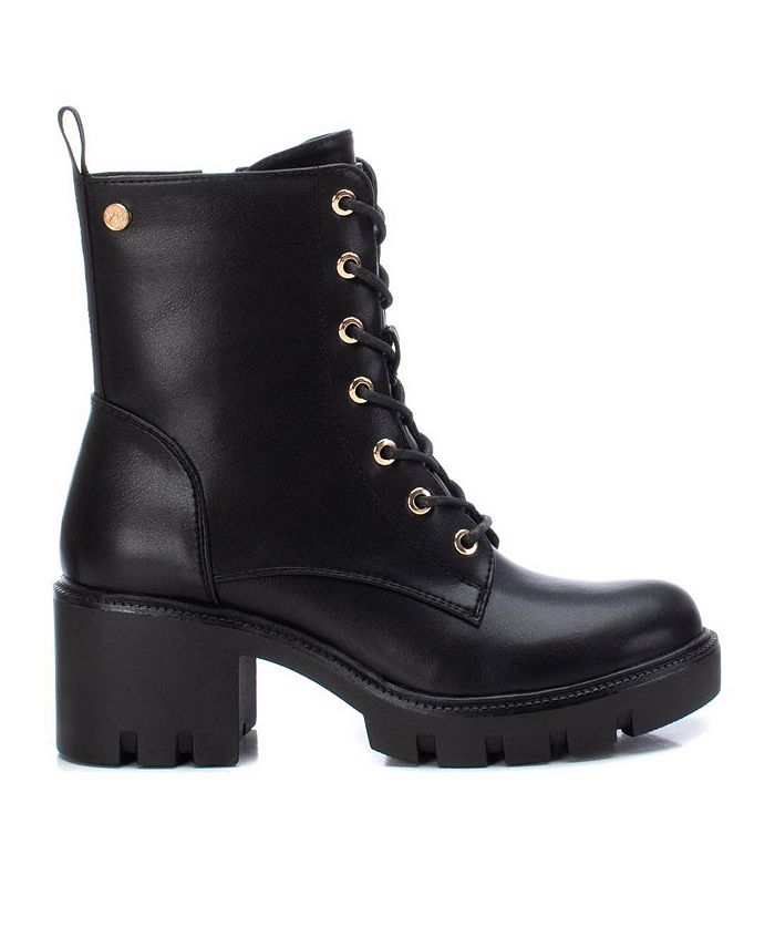 Xti Patent Lace Boots Ice 144390 main image 1