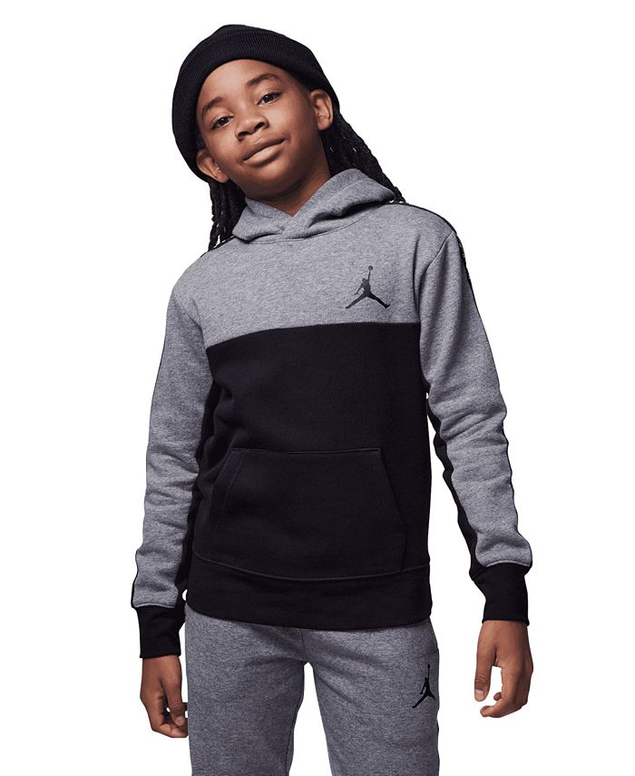 Jordan Big Boys Flight Sideline Fleece Pullover Sweatshirt - Macy's