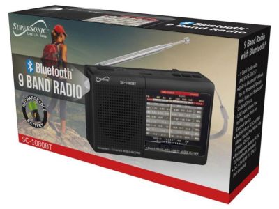 Portable AM/FM Radio - Black