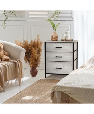 Nightstand with 3 Drawers