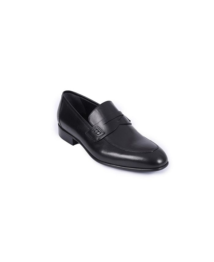 Macy's black patent cheap leather shoes