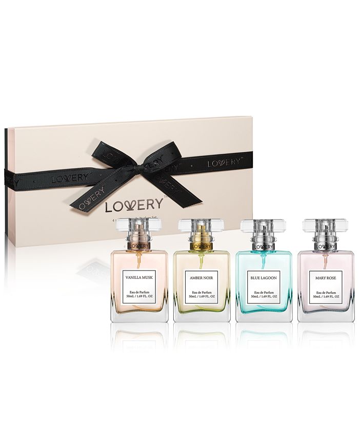 Lovery Mini Perfumes For Women, 5pc Assorted Floral Aroma Eau De
