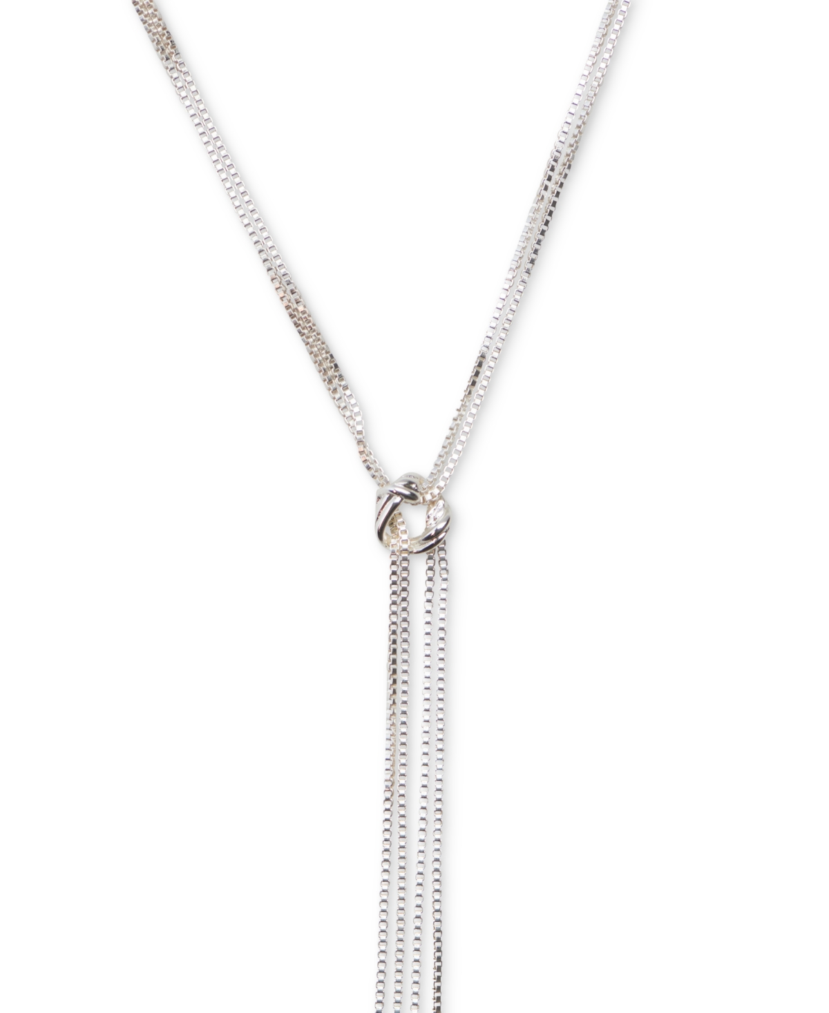 Lucky BrandTone Knotted Lariat Necklace, 17