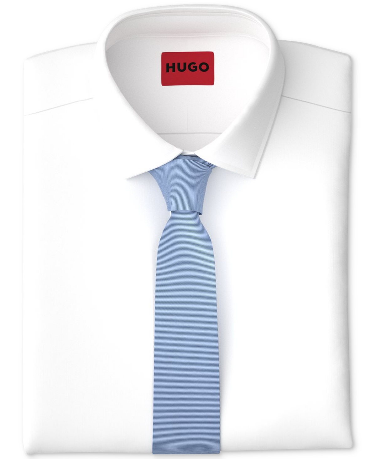 Hugo By  Boss Men's Silk Jacquard Tie In Open Blue