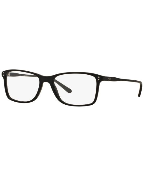 Мужские очки Polo Ralph Lauren Man Rectangle Plastic PH2155 Eyeglasses, цвет: Матовый чёрный