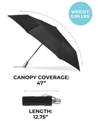 Total Protection Auto Open and Close 3-Section Umbrella