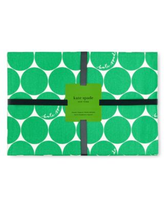Joy Dot Reversible Placemats 4 Pack Set, 13" x 19"