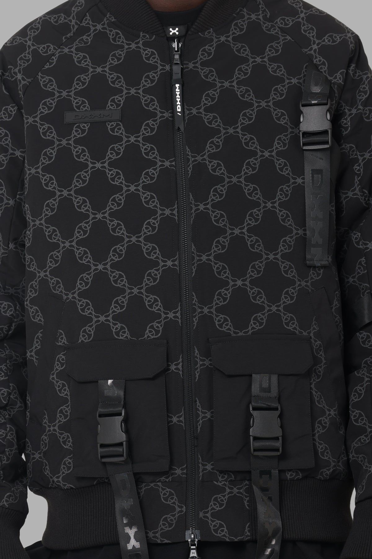 Dxxmlife Men's L-4 A Chain Gang Bomber Jacket