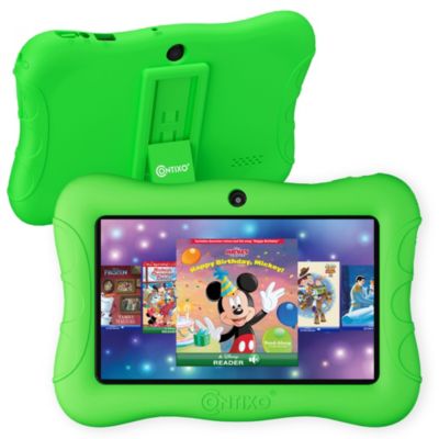 7" Android Kids Tablet 32GB, Includes 50+ Disney Storybooks & Stickers, Protective Case with Kickstand, (2024 Model)